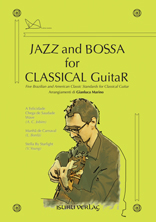 Jazz and bossa for classical guitar